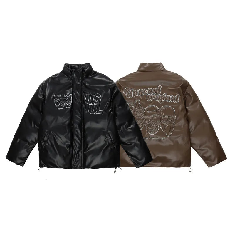 Noir Statement Puffer – Yearning for Power