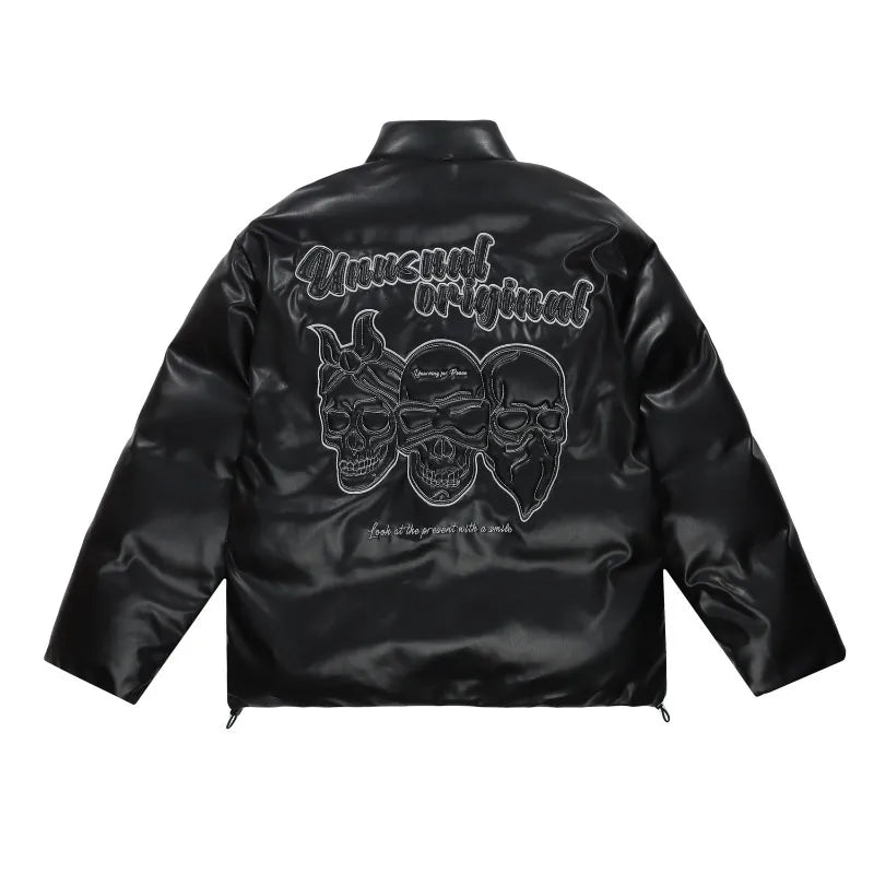 Noir Statement Puffer – Yearning for Power