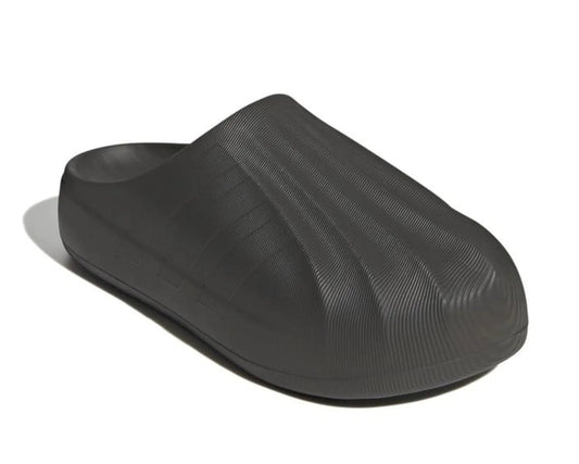 Black slipper on a white background