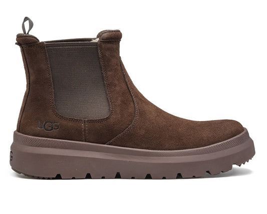 UGG Burleigh Chelsea Boots “Chestnut Brown” – Waterproof Suede | Luxem Swiss