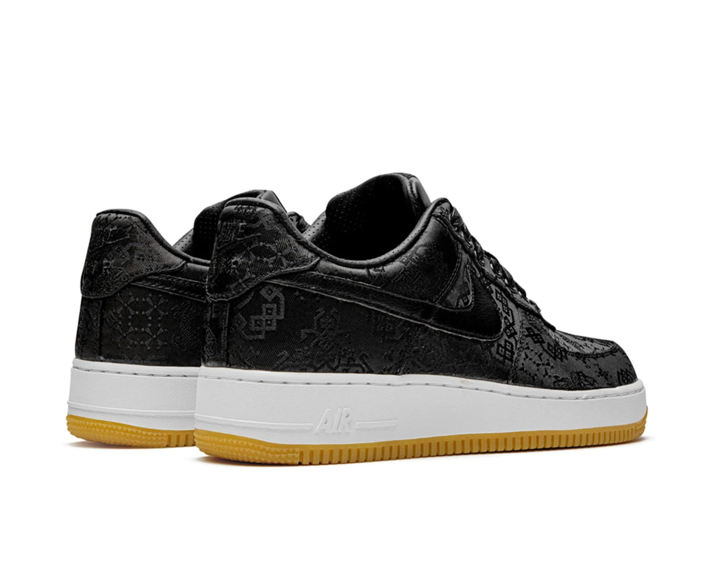 Buty sportowe Nike x Fragment x Clot Air Force 1 07 "Black Silk"