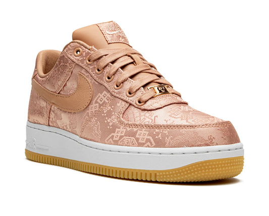 Buty sportowe Nike x CLOT Air Force 1 PRM „Rose Gold Silk” – Heritage Woven in Luxury | Luxem Swiss
