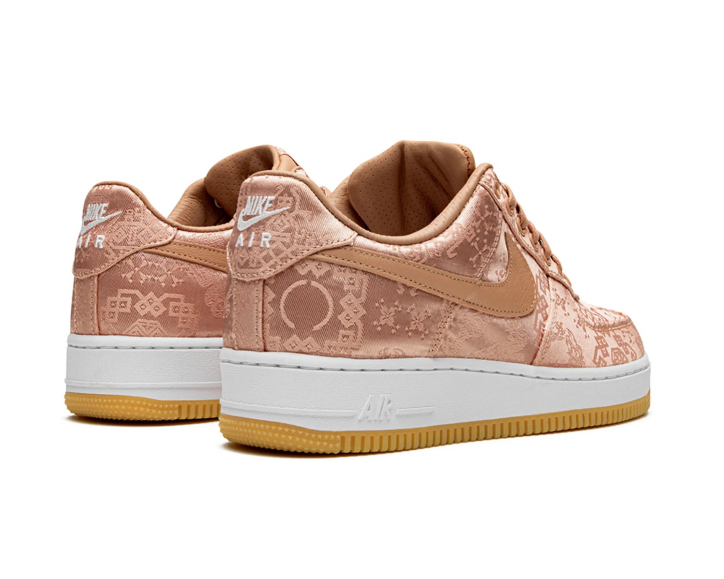 Buty sportowe Nike x CLOT Air Force 1 PRM "Rose Gold Silk"