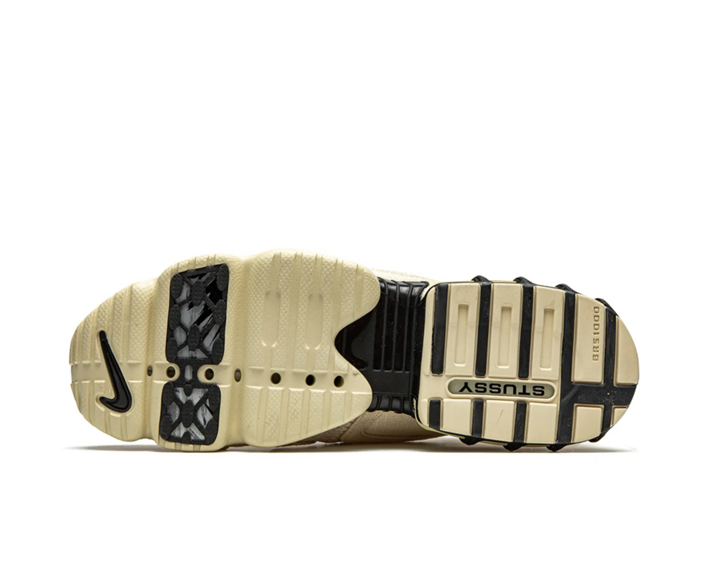 Nike x Stüssy Air Zoom Spiridon Caged "Fossil" sneakers