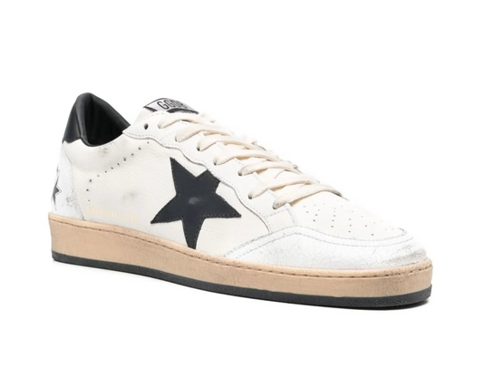 Golden Goose Ball-Star Low-Top Leather Sneakers – Vintage Sport Luxury