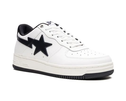 A BATHING APE® x Jjjjound Bapesta "White/Navy" sneakers