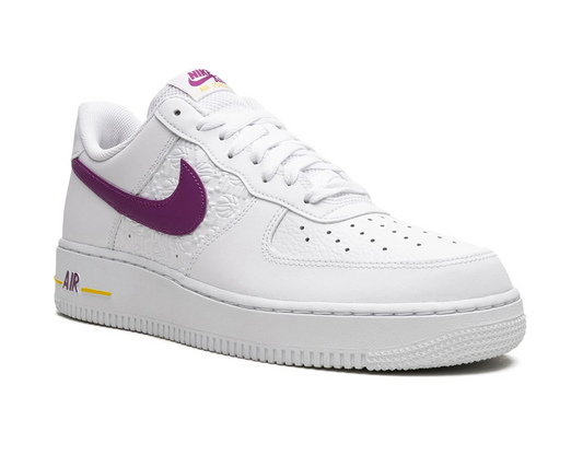 Nike Air Force 1 Low EMB “Bold Berry Lakers” – Premium Heritage Edition | Luxem Swiss