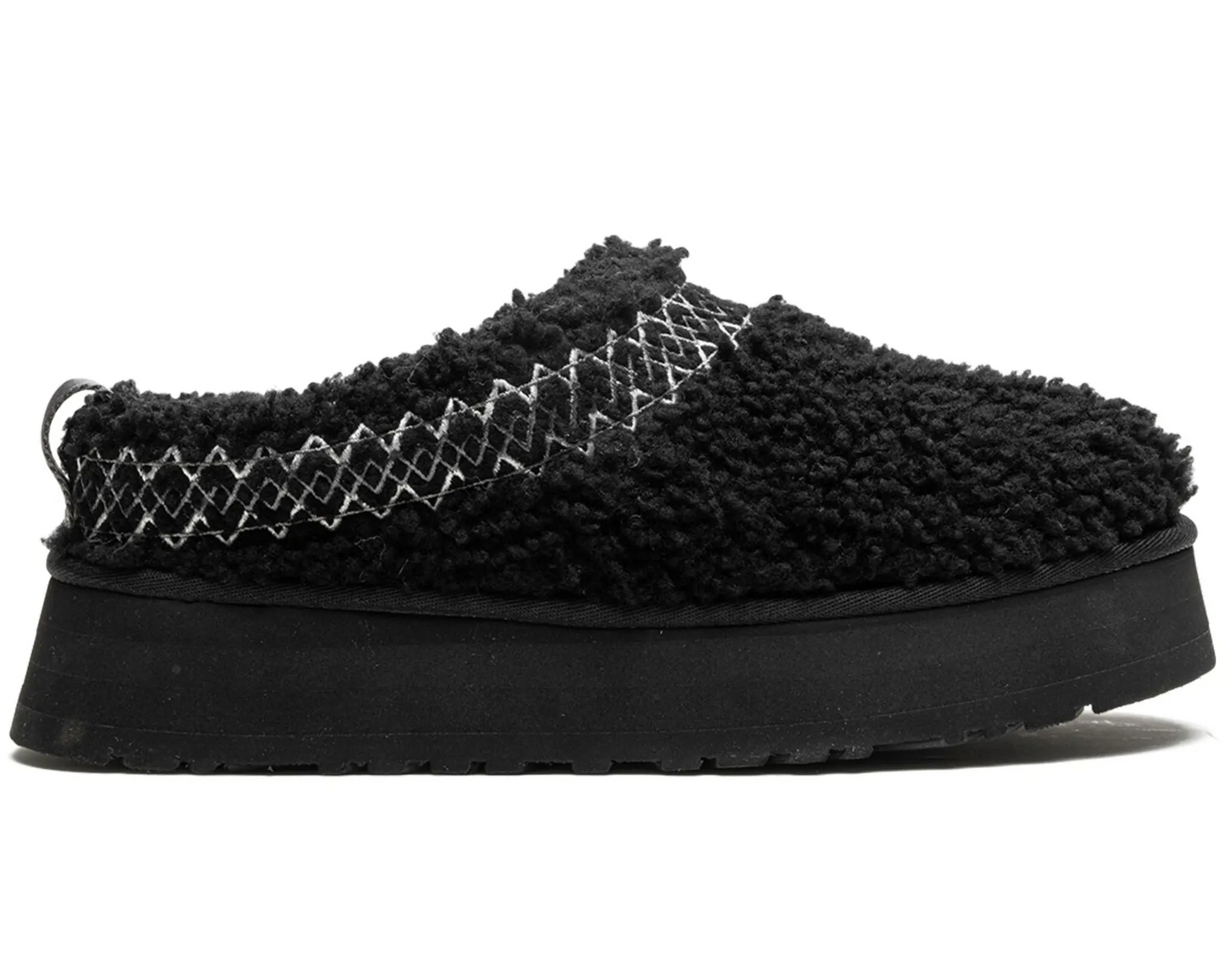 Kapcie UGG Tazz „Heritage Braid – Black” – luksusowe ciepło i wygoda | Luxem szwajcarski