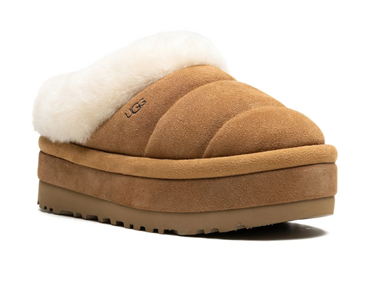 Kapcie UGG Tazzlita z podszewką z owczej skóry – kasztan | Luxem szwajcarski