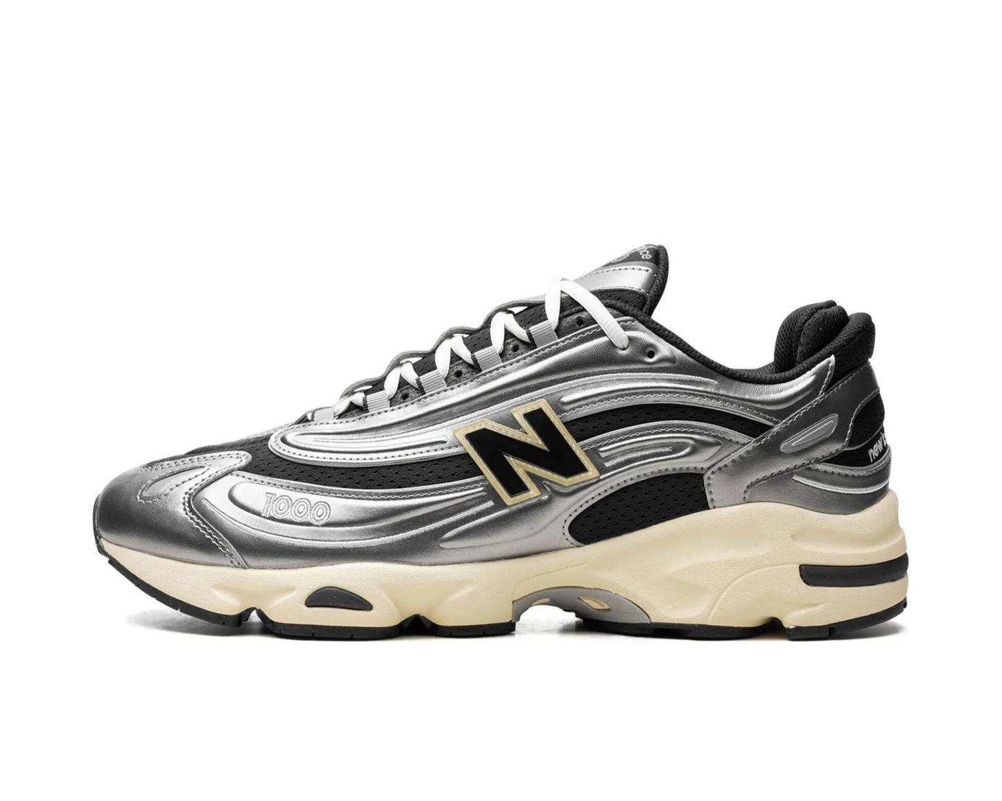 New Balance 1000 “Metallic” – Futuristic Silver Luxury Sneakers | Luxem Swiss