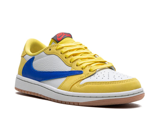 Travis Scott x Air Jordan 1 Low OG “Canary” – Vibrant Cactus Jack Edition