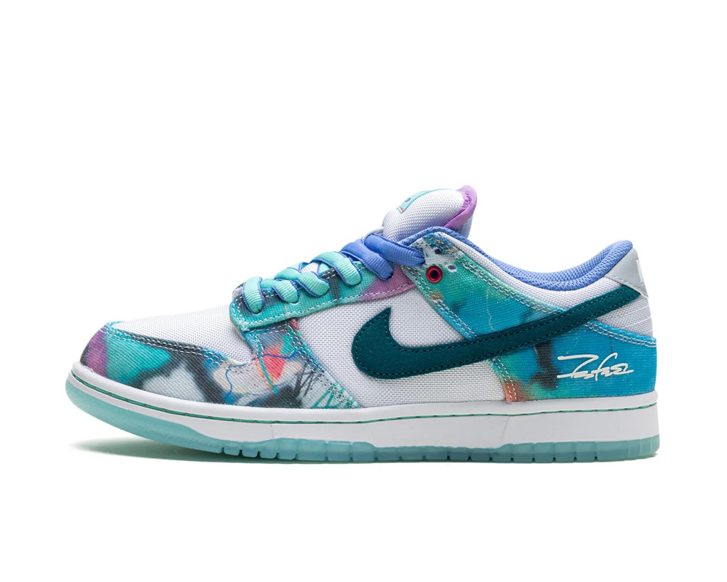 Nike x Futura Laboratories SB Dunk Low “Bleached Aqua” – Limited Art Edition | Luxem Swiss