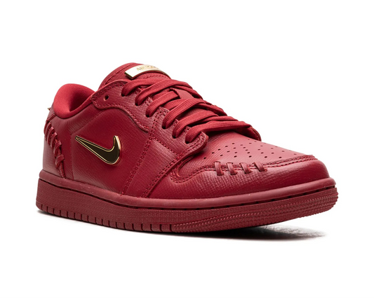 Air Jordan 1 Low “Method of Make – Gym Red / Metallic Gold” | Premium Edition | Luxem Swiss