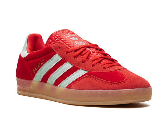 Adidas Gazelle Indoor „Velvet Pack – Better Scarlet” – Buty sportowe premium w stylu retro | Luxem Swiss