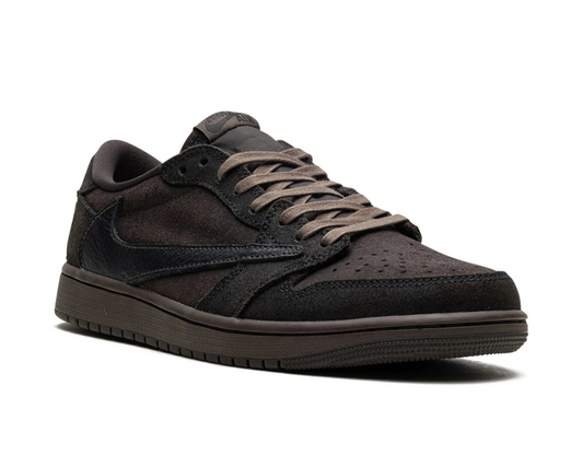 Travis Scott x Air Jordan 1 Low OG “Velvet Brown” – Earth-Tone Luxury Icon