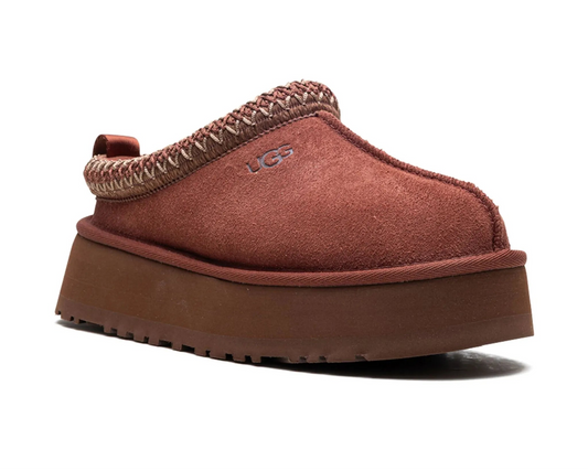 UGG Tazz Slippers – Terracotta Suede | Signature Platform Comfort | Luxem Swiss
