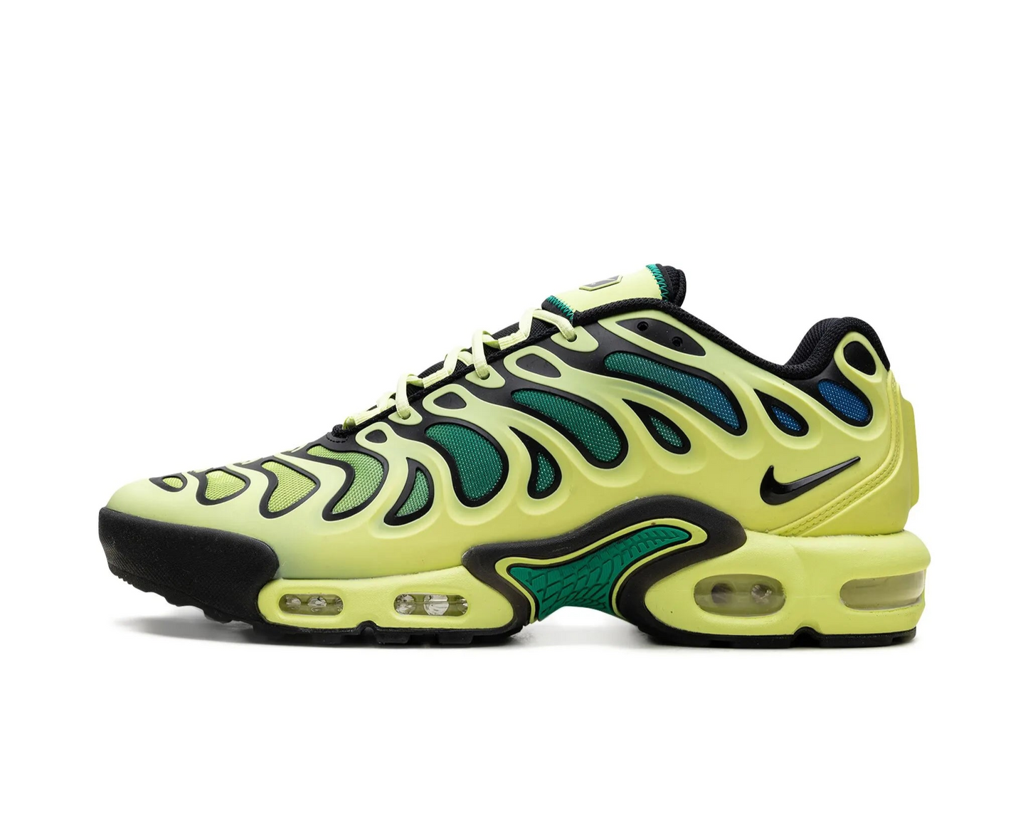 Nike Air Max Plus Drift « Light Lemon Twist / Noir / Vert Stade » – Baskets performantes et dynamiques | Luxem Swiss