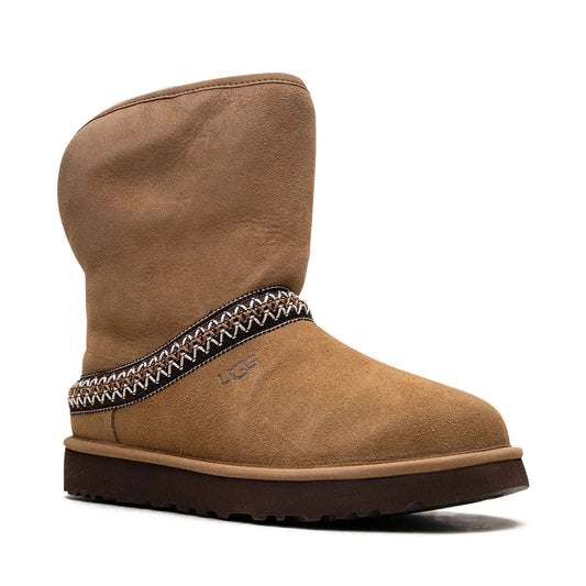 UGG Classic Crescent Boot “Chestnut” – Premium Suede Winter Boots | Luxem Swiss