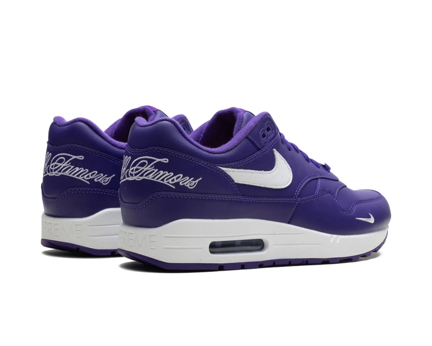 Nike x Supreme Air Max 1 '87 SP "Varsity Purple/White" sneakers