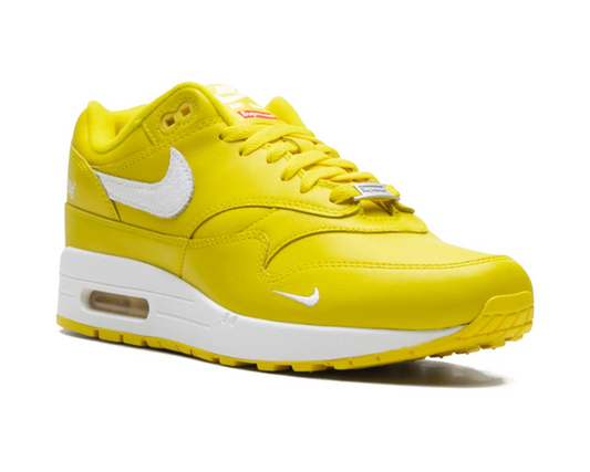 Nike × Supreme Air Max 1 ’87 SP “Speed Yellow/White” – Limited Collaboration | Luxem Swiss