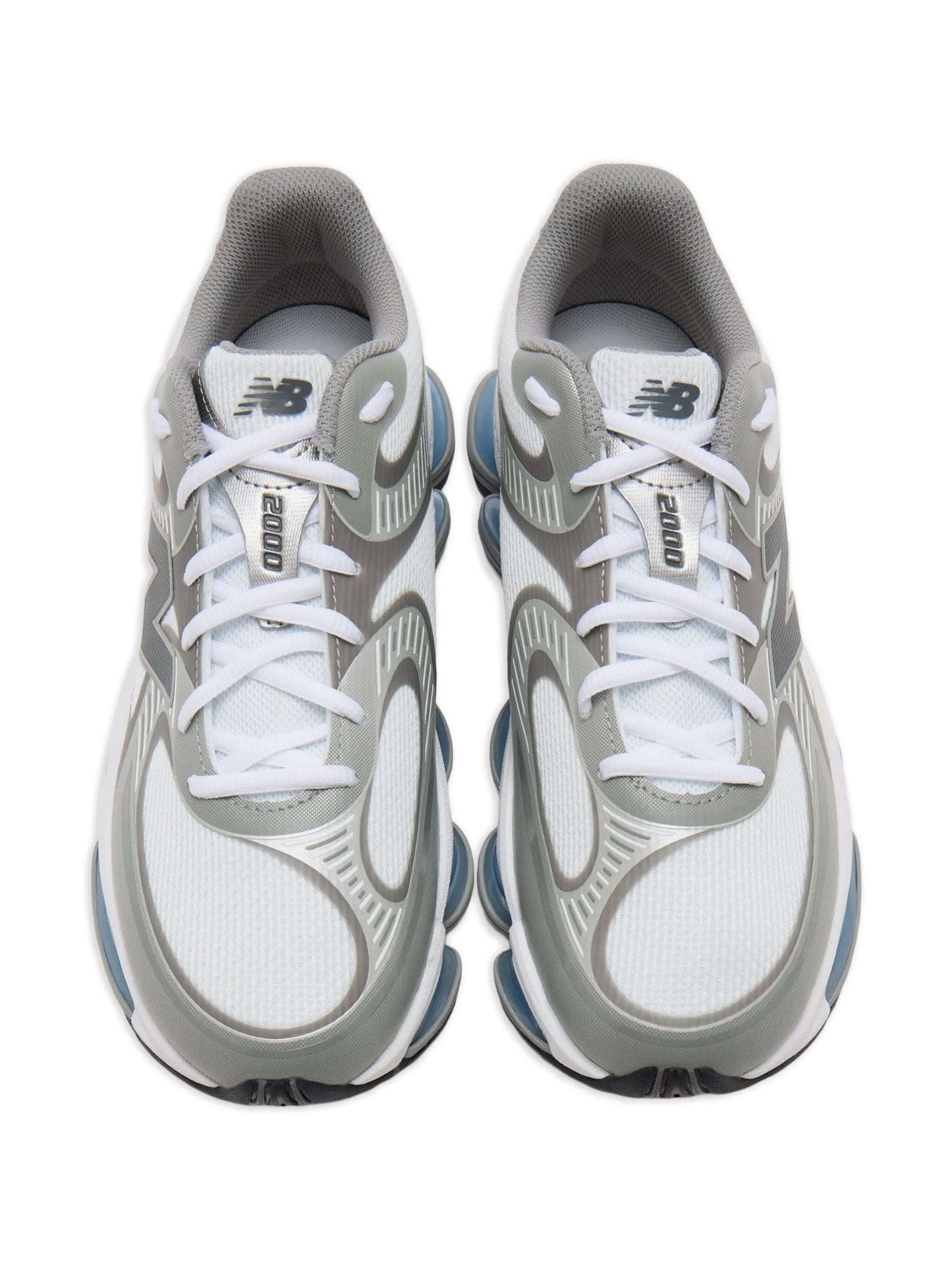 New Balance 2000 “White Grey / Blue Sole” Sneakers | Luxem Swiss