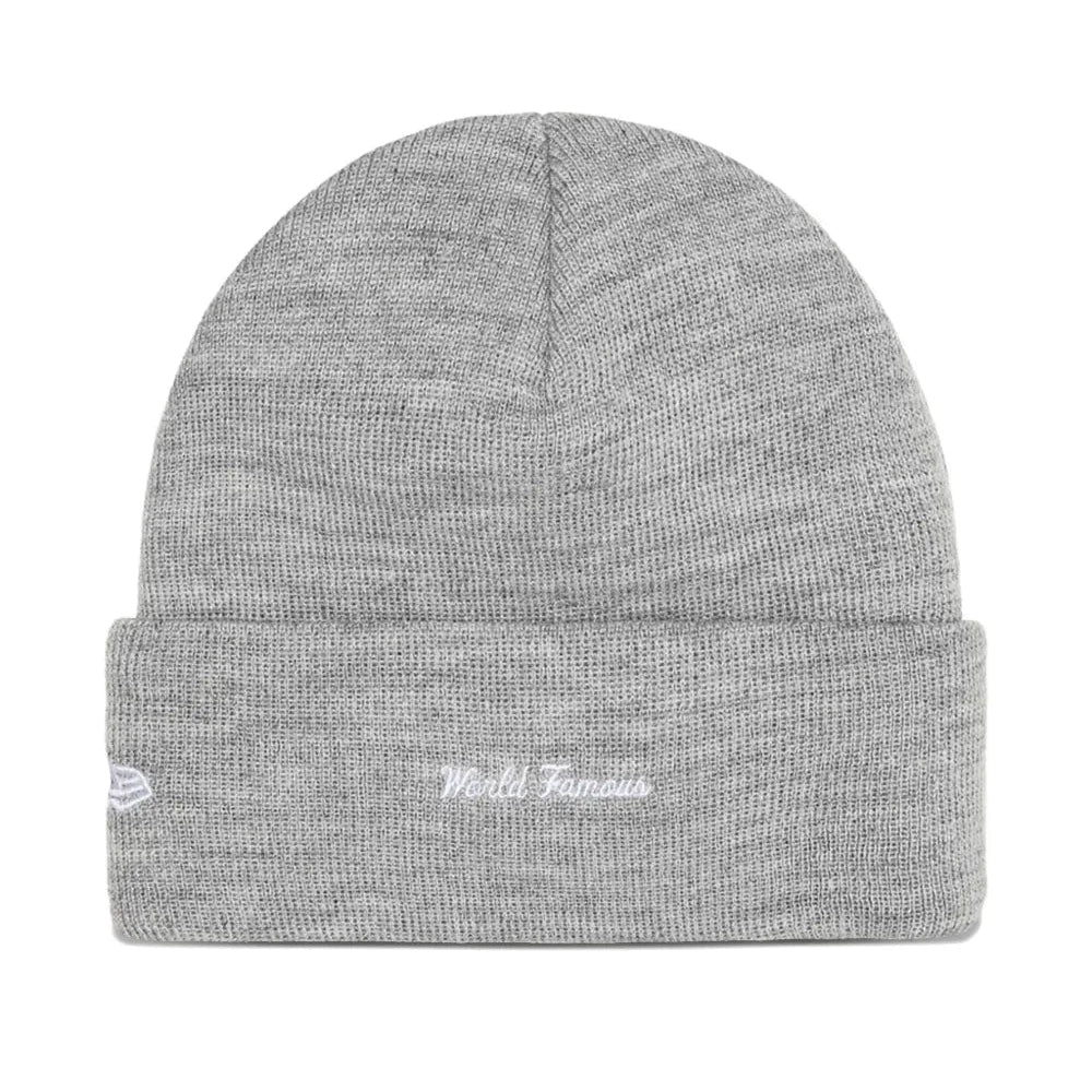 Supreme New Era Box Logo Beanie 'Heather Grey'