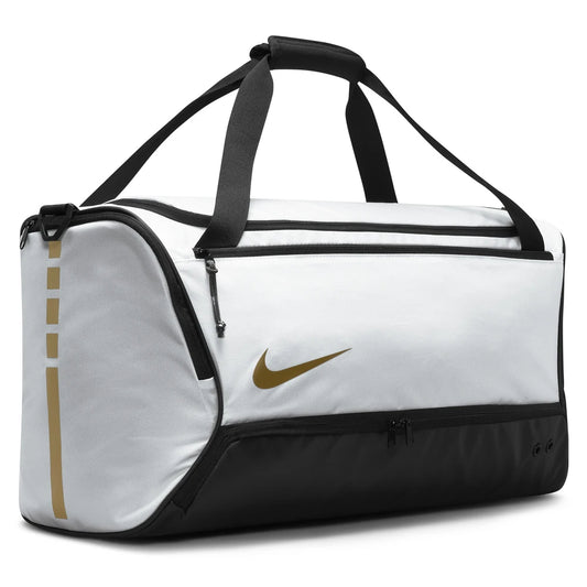 Torba treningowa Nike Brasilia 9.5 – biało-złota