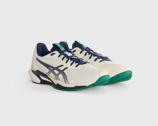 ASICS Solution Speed FF 3 Men’s Tennis Shoes – Cream/Green/Navy | Luxem Swiss