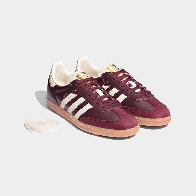Adidas Samba OG "Putty Grey Maroon" | Baskets suisses de luxe
