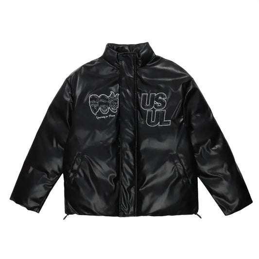 Noir Statement Puffer – Yearning for Power