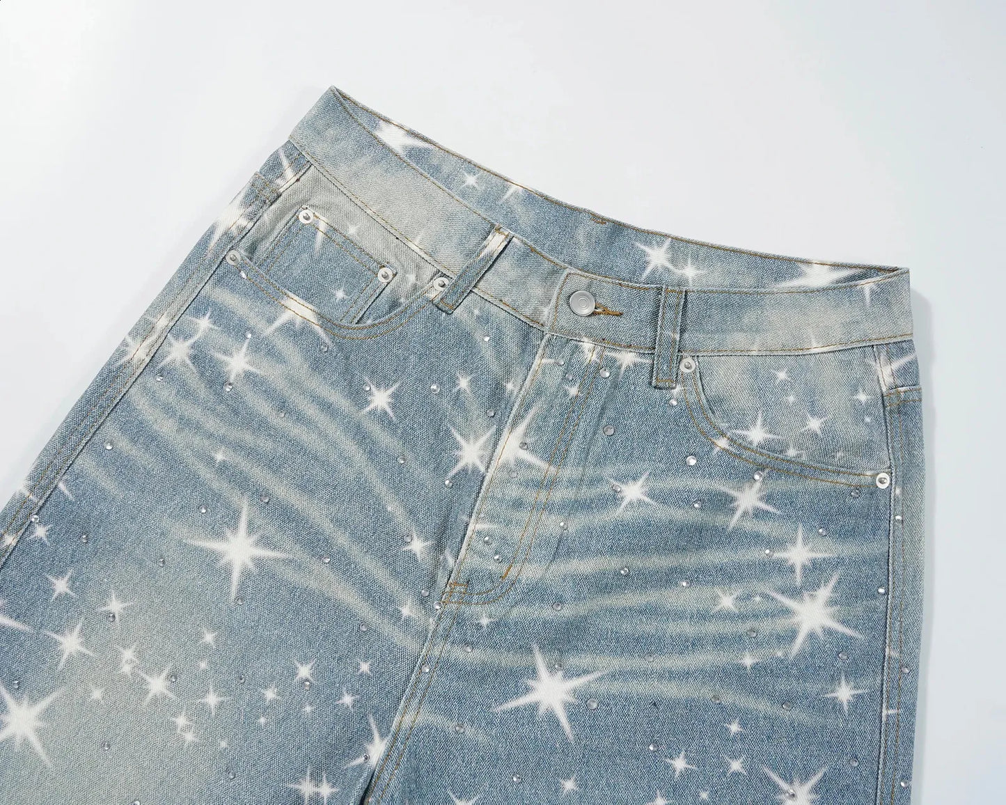 Jeansy Starlit Dream z szerokimi nogawkami