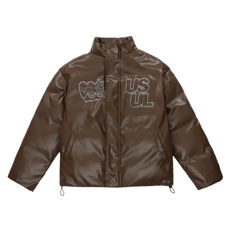 Noir Statement Puffer – Yearning for Power