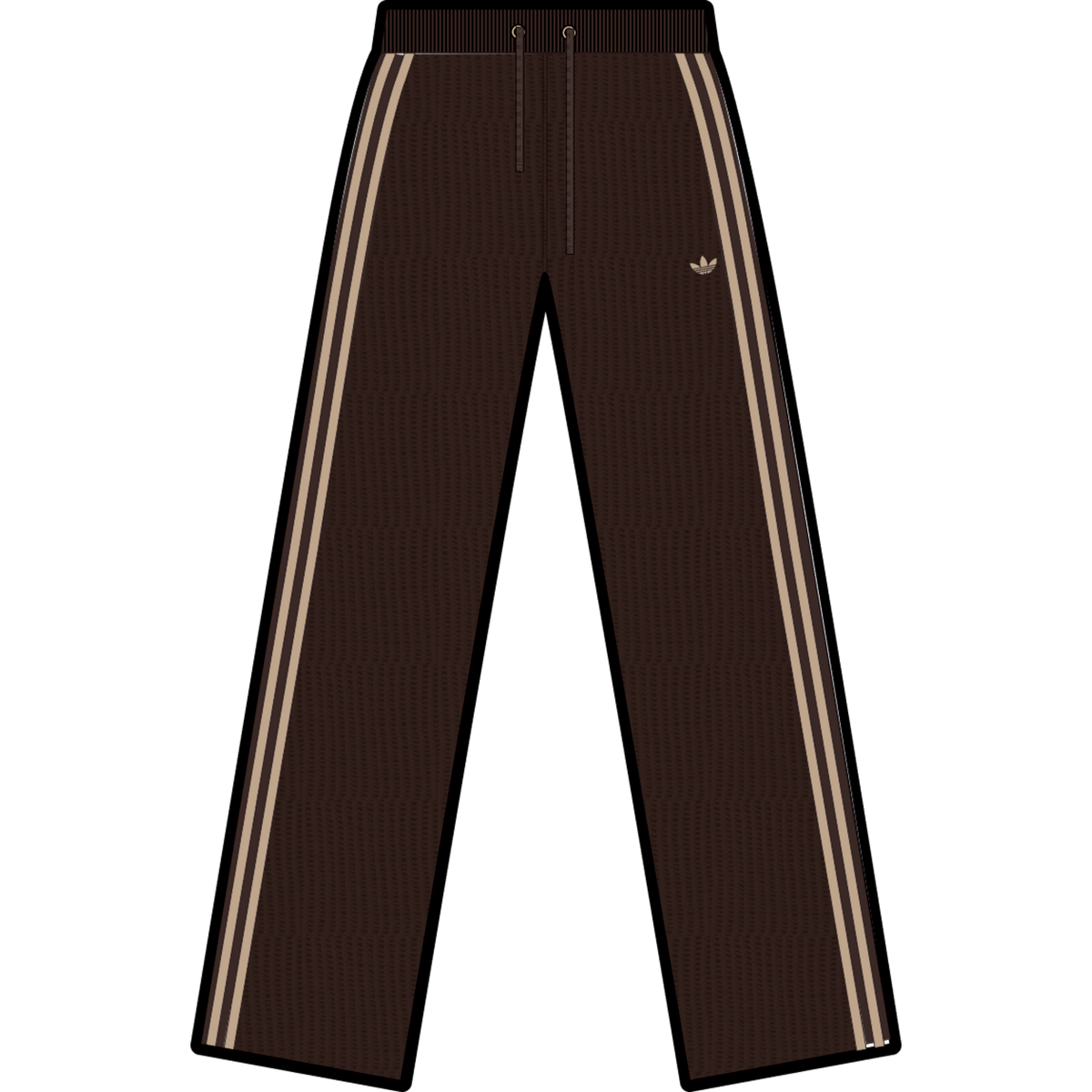 Adidas Crochet Track Pants Aurora Coffee Magic Beige – KQ6656-XS – product image