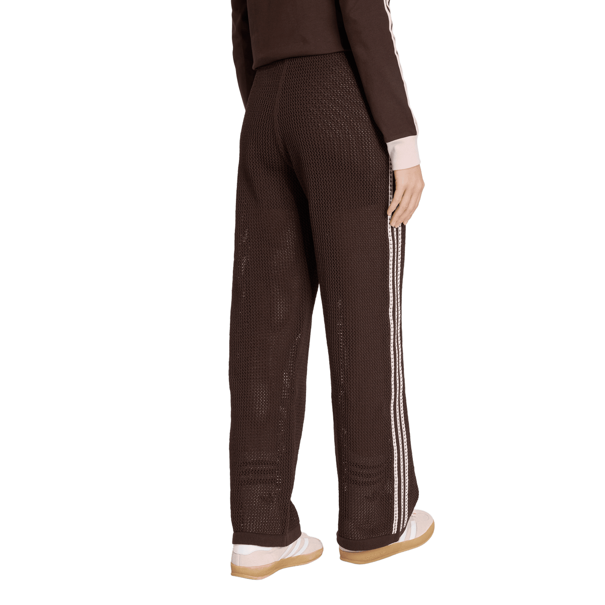 Adidas Knitted Crochet Firebird Track Pants Aurora Coffee – KE0201-XS – product view 2