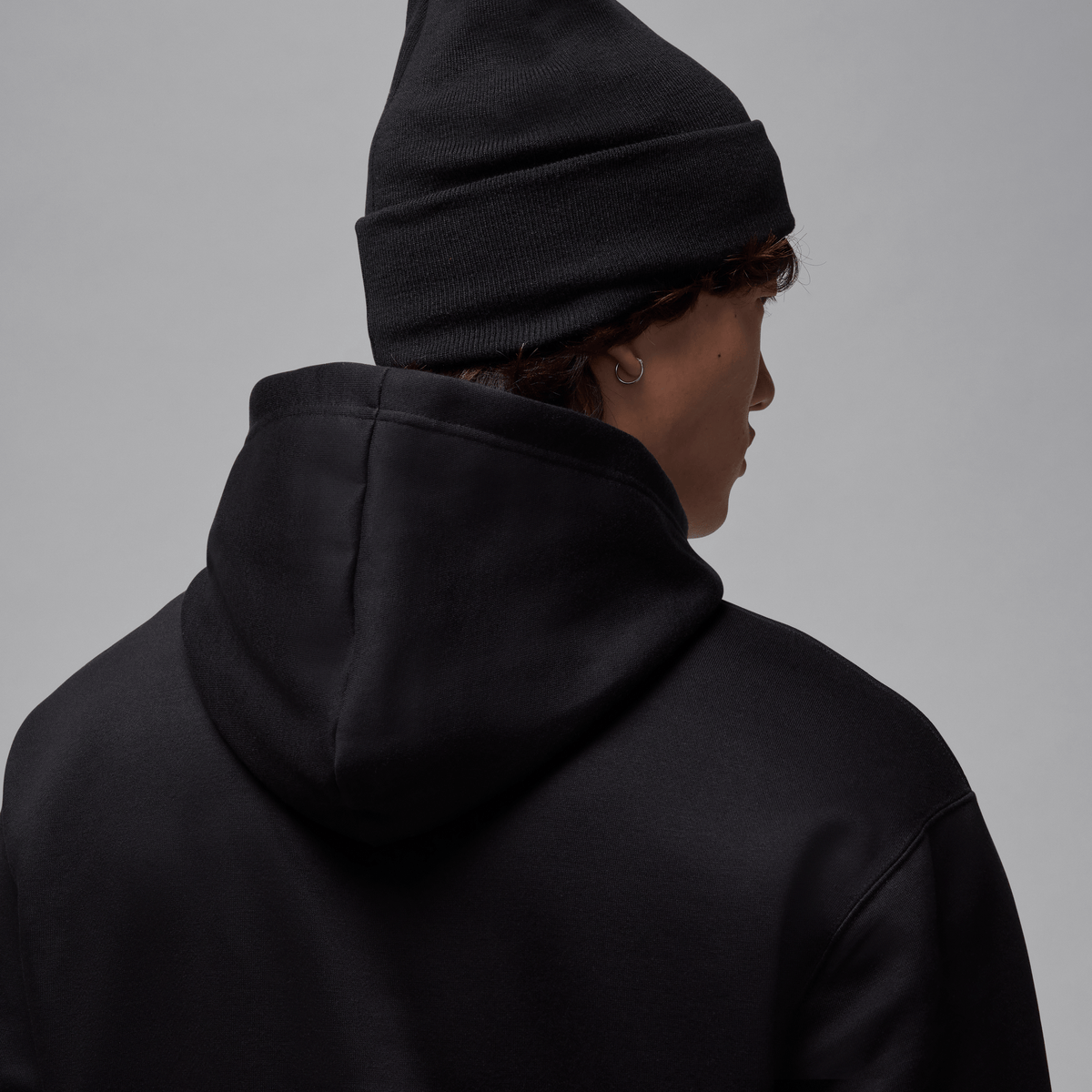 Air Jordan Jumpman Chimney Fleece Pullover Hoodie 'Black/Gym Red' – HQ5654-010-XS – product view 4