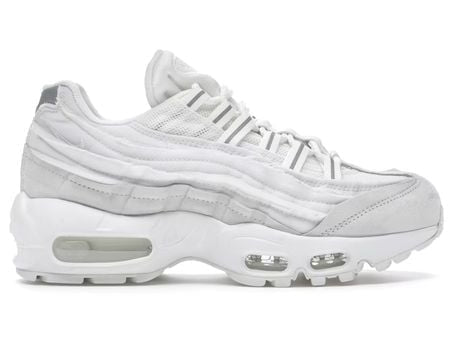 White sneaker with air cushion on a white background