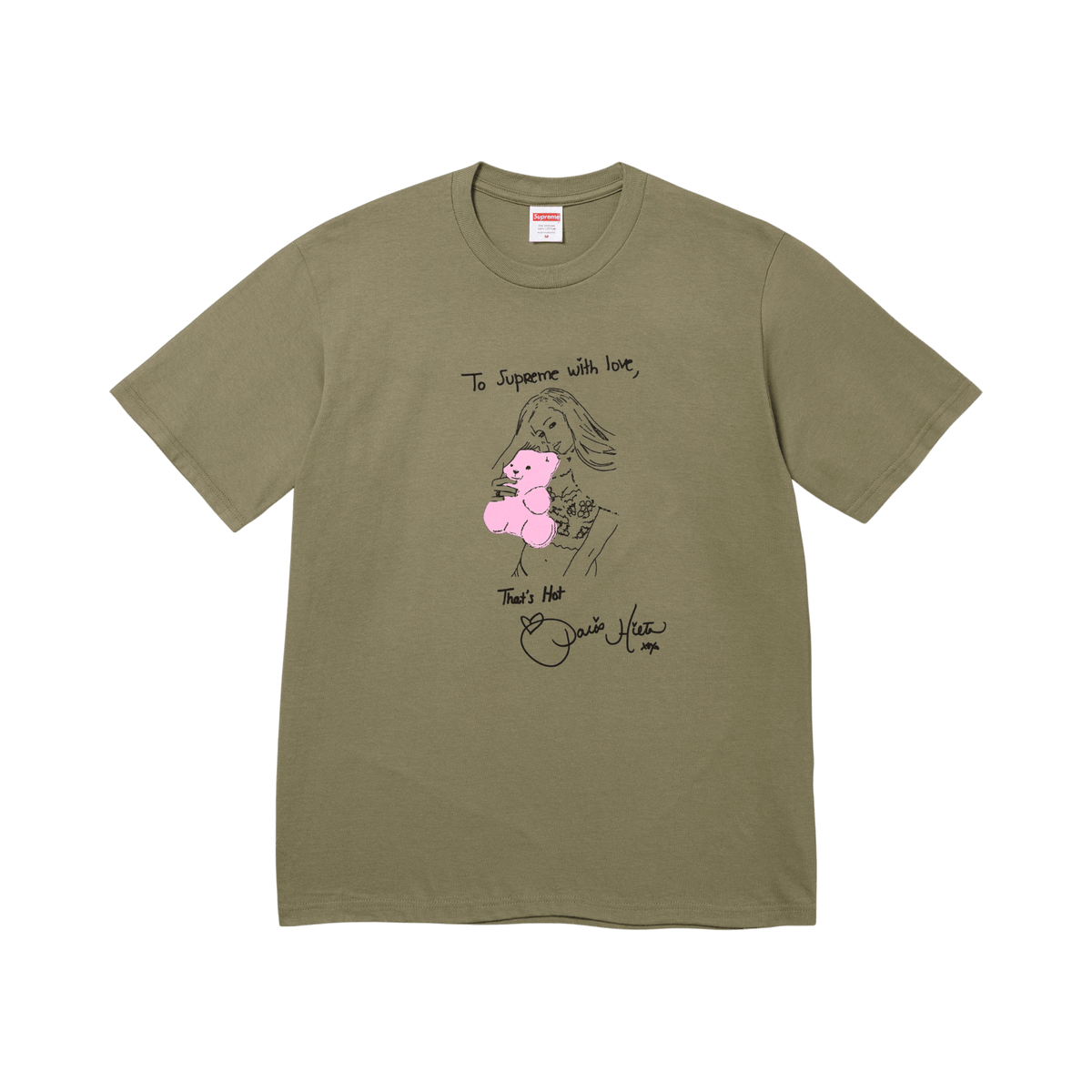 Supreme Paris Tee 'Light Olive' – FW26T37-LIGHT-OLIVE-S – product image