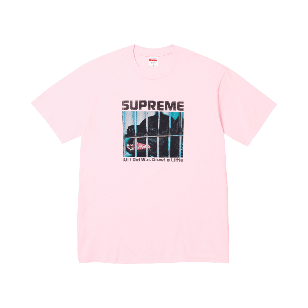 Supreme Growl Tee 'Light Pink' – FW26T5-LIGHT-PINK-S – product image