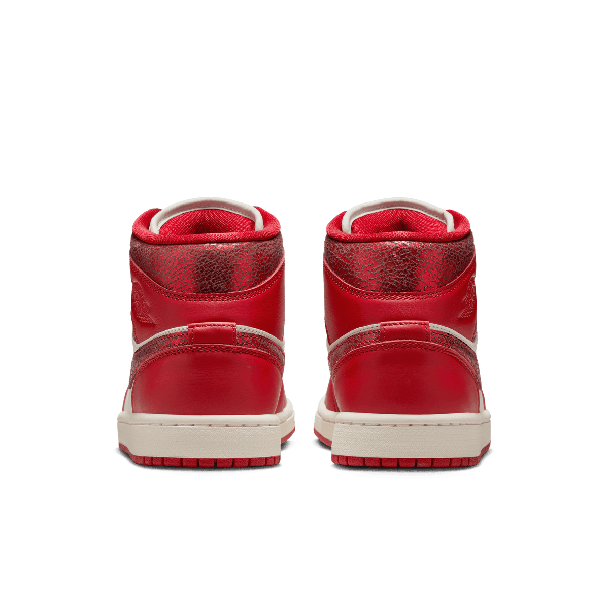 Jordan 1 Mid SE Red Cracked Leather (Women's) – HJ9337-106-36.5 – product view 4