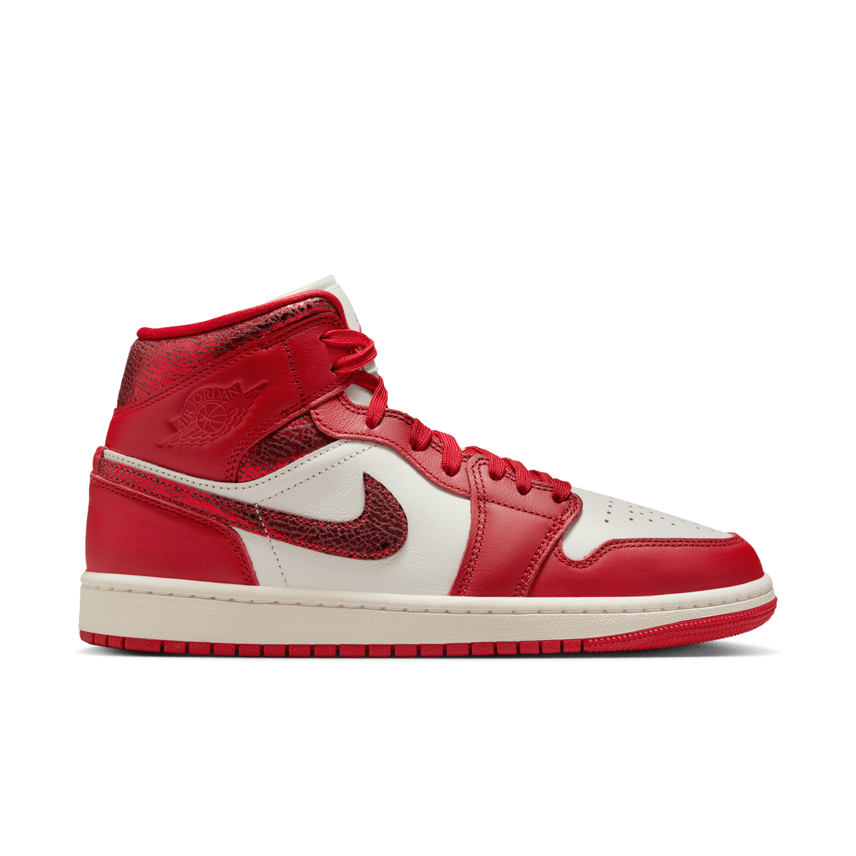 Jordan 1 Mid SE Red Cracked Leather (Women's) – HJ9337-106-36.5 – product image
