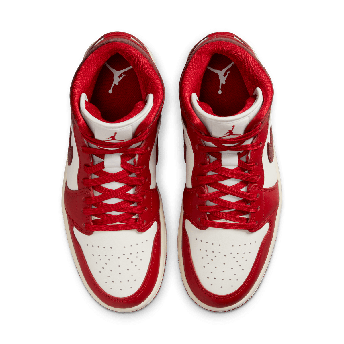 Jordan 1 Mid SE Red Cracked Leather (Women's) – HJ9337-106-36.5 – product view 3