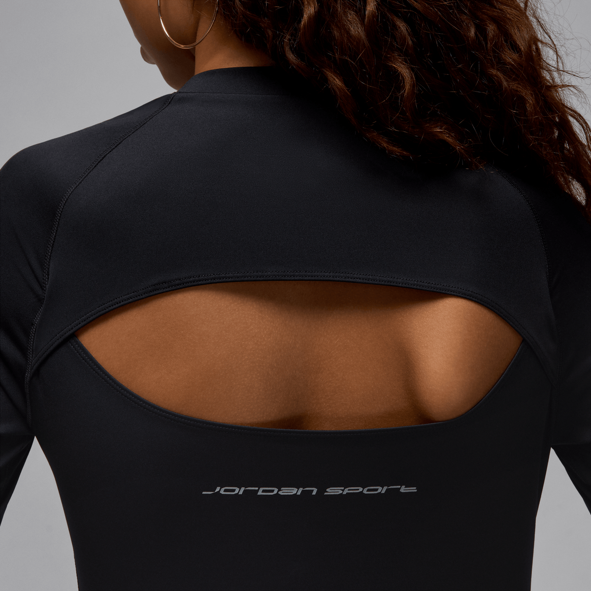 Jordan Sport Women's Long-Sleeve Bodycon Top Black – FV6930-010-XS – product view 4