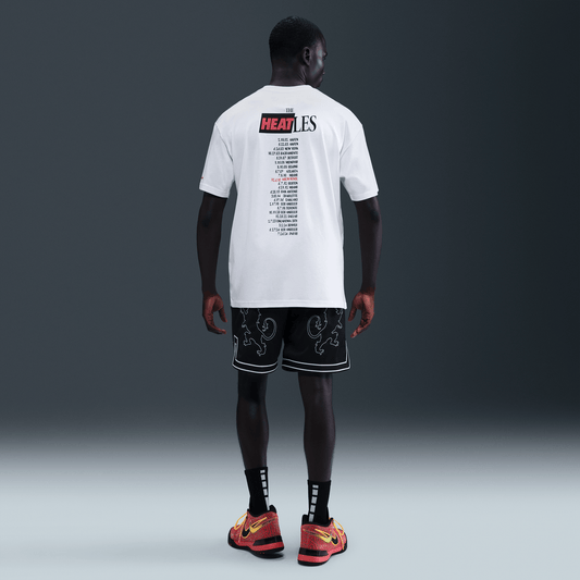 LeBron 'Heat Wave' Men's Basketball T-shirt White – IH8570-100-S – product view 2