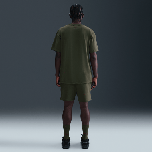 NOCTA Cardinal Fleece Shorts Cargo Khaki/Team Red – FQ0408-325-XS – product view 2