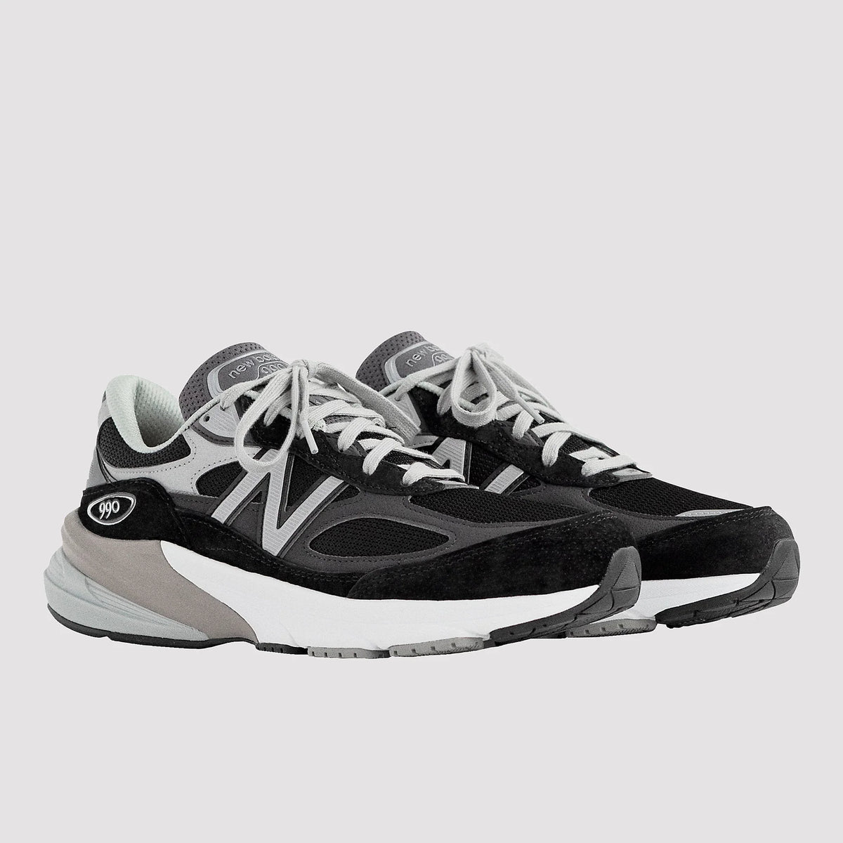 New Balance 990v6 MiUSA Black Grey White (Women's) – W990BK6-37 – product view 2
