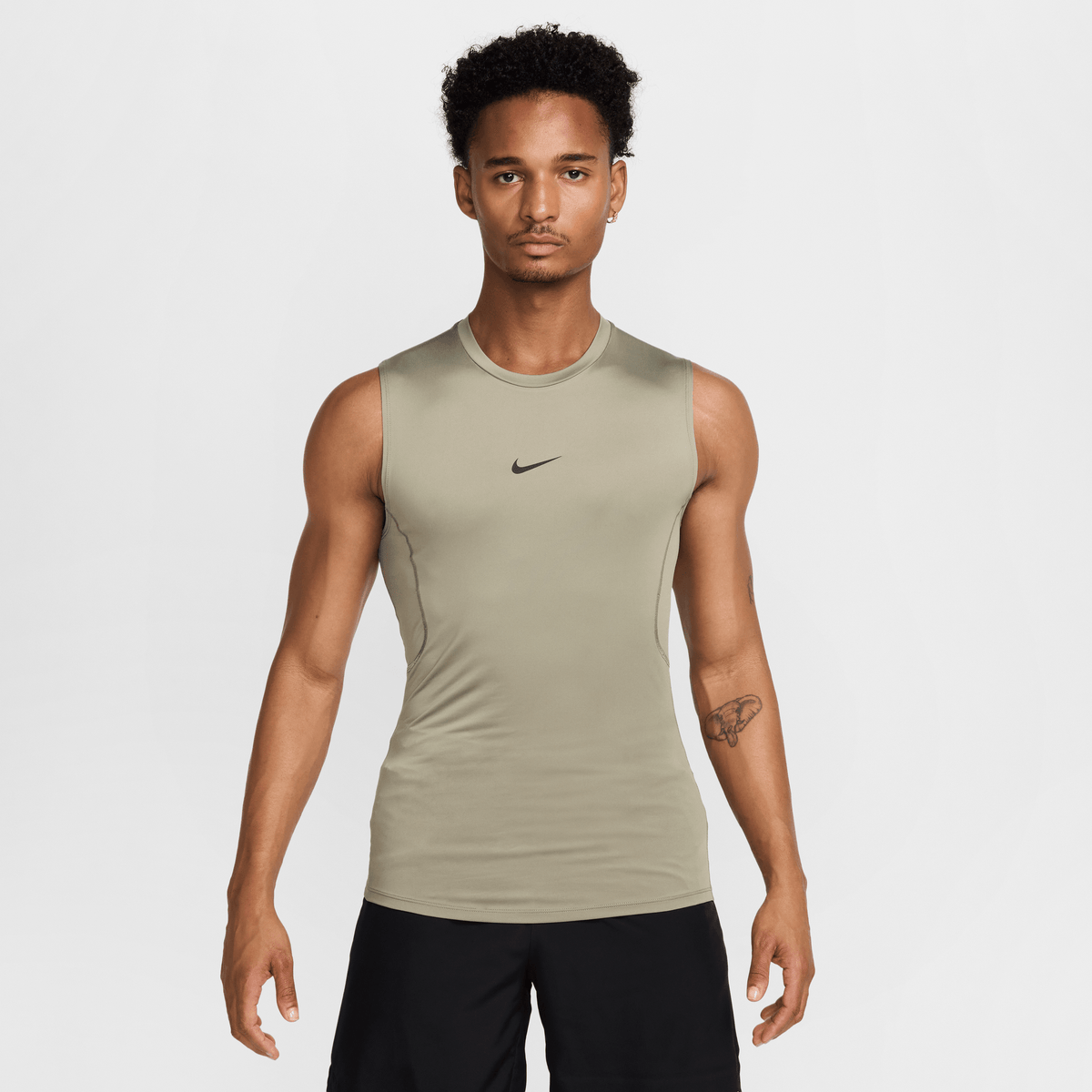 Nike Pro Men's Dri-FIT Tight Sleeveless Fitness Top Light Army/Black – FB7914-320-2XL – product image