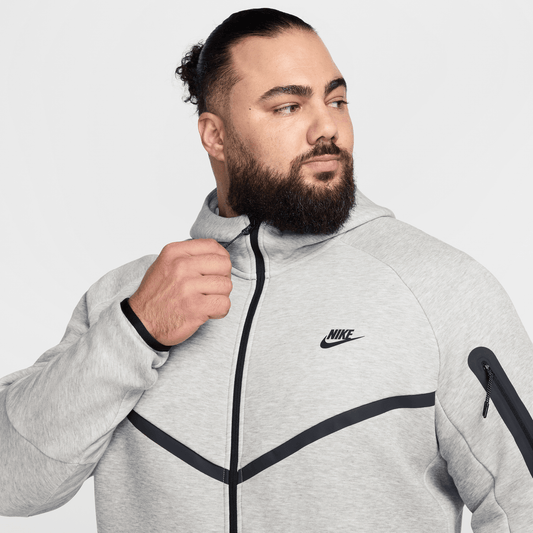 Nike Sportswear Tech Fleece Full Zip Hoodie Dark Grey Heather – HV0949-063-M – product view 2