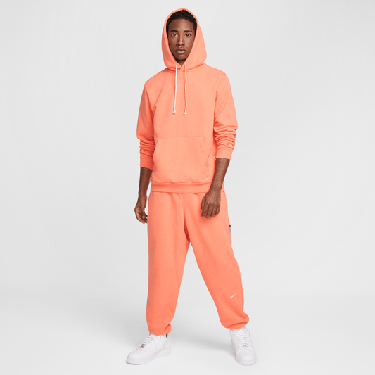 Nike Standard Issue Men's Dri-FIT Pullover Basketball Hoodie Light Wild Mango/Heather/Pale Ivory – FZ0218-643-S – product view 2
