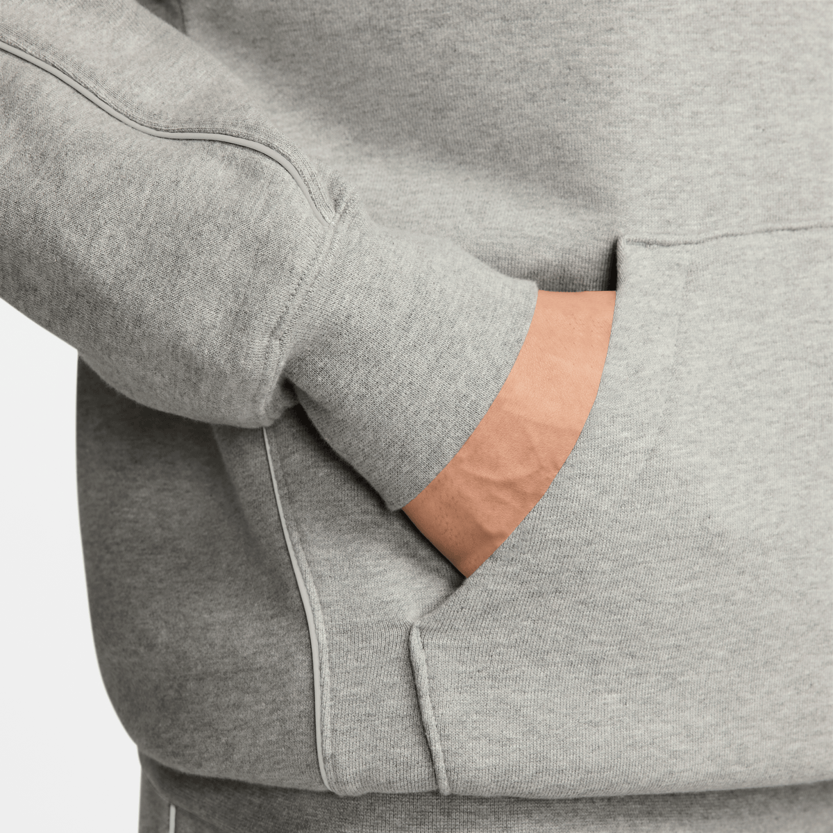 Nike x NOCTA CS Pullover Hoodie Dark Grey Heather/Matte Silver/Black – FN7659-063-XS – product view 2