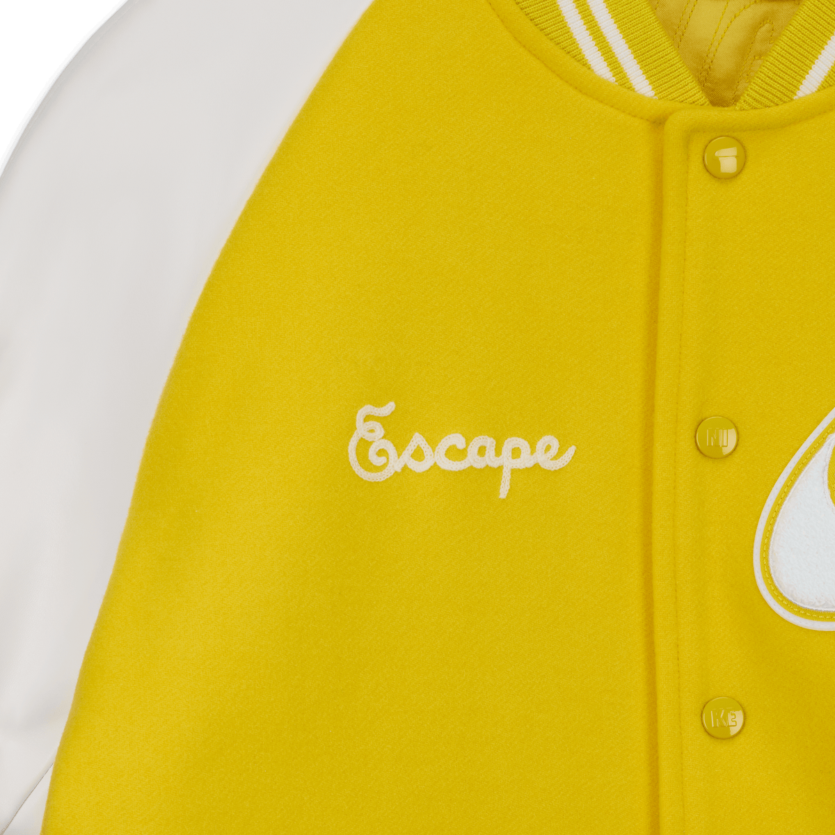 Nike x Nigo NRG Varsity Jacket Yellow – FV5670-735-L – product view 3